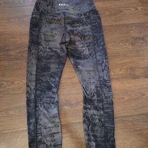 NOBULL Black and Gray Patterned Leggings